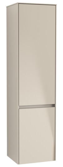 VILLEROY & BOCH COLLARO HØYSKAP 40 HØYRE M/2 DØRER GRÅ HØYGLANS VILLEROY & BOCH COLLARO HØYSKAP 40 HØYRE M/2 DØRER GRÅ HØYGLANS