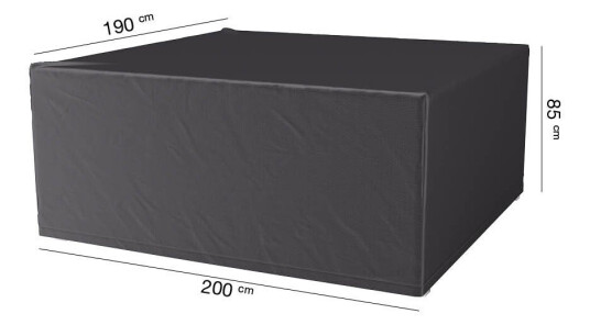 AeroCover Møbeltrekk Aerocover Til sofagruppe 200 x 190 cm Svart