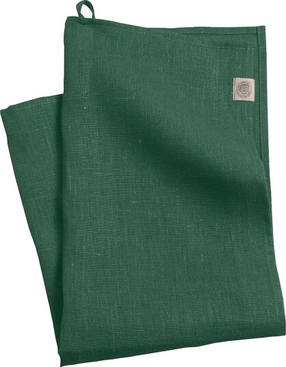 Lovely Linen Håndkle Classic i manglet lin Grønn Lovely Linen Håndkle Classic i manglet lin Grønn