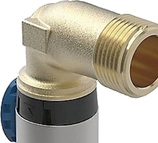 Geberit Flowfit Bøjning 90° 25Mmx3/4" Blyfri Rødgods