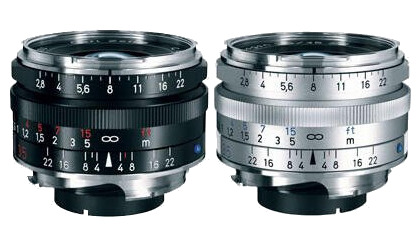 Carl Zeiss Biogon T* 2,8/35 Vidvinkel med Leica M Fatning Sølv