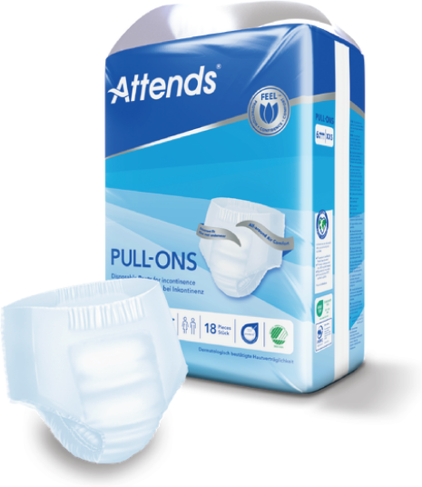 Attends Pull-Ons 6 buksebleie 18 stk.