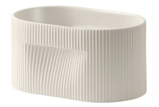 Muuto - Ridge Planter H13 Off-White - Lampemesteren Muuto - Ridge Planter H13 Off-White - Lampemesteren