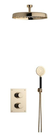 Tapwell Arm7268 Takdusj Innbygging - Takmontert Oksiderende Messing / 85mm Ø300mm