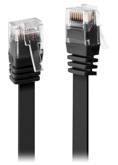 Lindy 3 m Cat6 Koblingskabel RJ-45 Svart - 100 Mbit/s