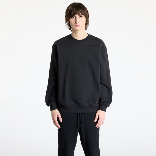 Adidas Originals P Ess Crew   Black   S