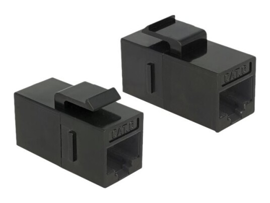 Delock Keystone Module Modulinnlegg Kopling Cat 6 Utp Rj-45 Svart