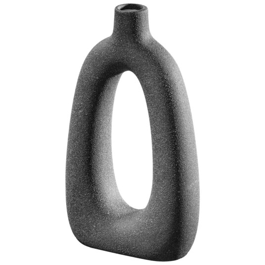 Vase Sayra; 10.5x4.5x20.5 cm (LxBxH); Antrasitt Vase Sayra; 10.5x4.5x20.5 cm (LxBxH); Antrasitt