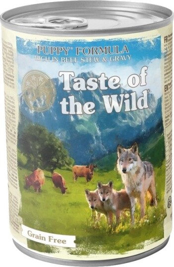Taste Of The Wild Puppy Stew Beef I Saus Våtfôr 390 G