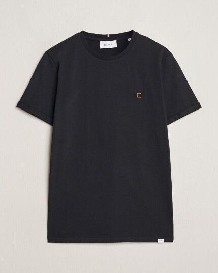 Les Deux Nørregaard Cotton T-Shirt Black Les Deux Nørregaard Cotton T-Shirt Black