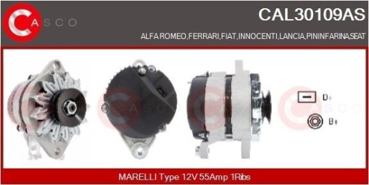 CASCO CAL30109AS Dynamo CASCO CAL30109AS Dynamo