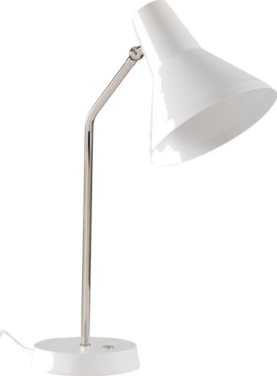 Innolux Carin Bordlampe E27 Hvit/Krom