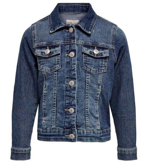 Kids Only Medium Blue Denim Sara Jacket 122 Kids Only Medium Blue Denim Sara Jacket 122