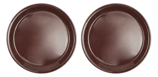 Oyoy Yuka lunsjtallerken Ø22 cm 2pk Dark brun