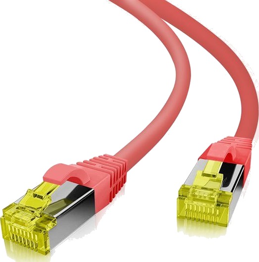 Helos Cat 6A S/Ftp 2 M 2 M Cat6a S/Ftp S-Stp Rj-45 Rj-45 Rød