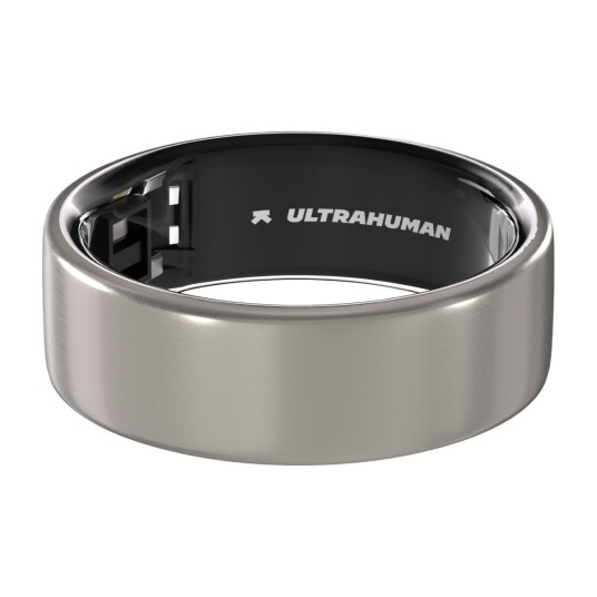 Ultrahuman Ring Air Smart Ring Størrelse 5 Raw Titanium