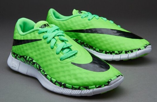NIKE Kids Free Hypervenom GS Green Green 37 1/2