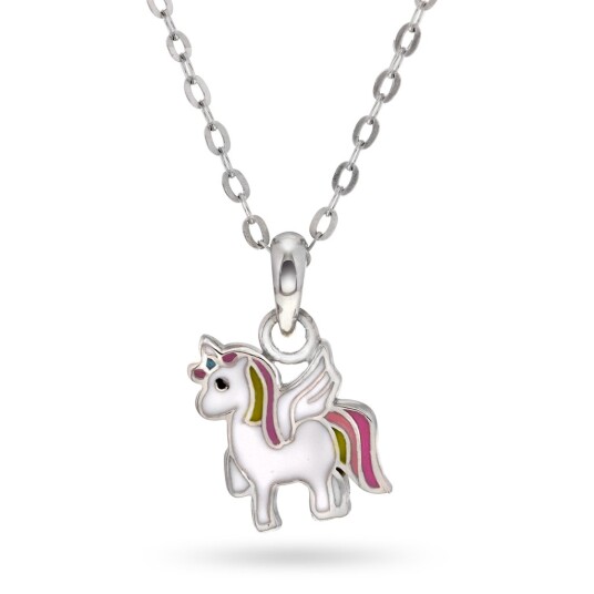 Prins & Prinsesse, Smykke til barn i 925 sølv med unicorn
