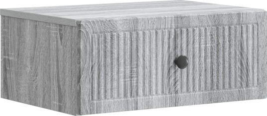 Nattbordskap Grå sonoma 49 x 34,5 x 20 cm Konstruert tre