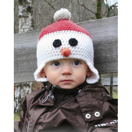 Carrot Nose by DROPS Design Lue Hekleoppskrift str 6 9 mdr 9 10 år