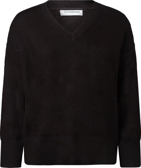 Movesgood Venny V-Neck Dark Brown L/Xl - DARK BROWN - XS