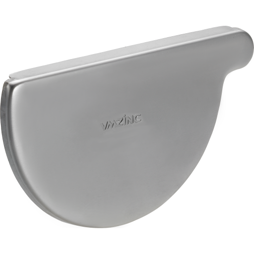 VMZINC Endestykke For Halvrund Takrenne 250mm