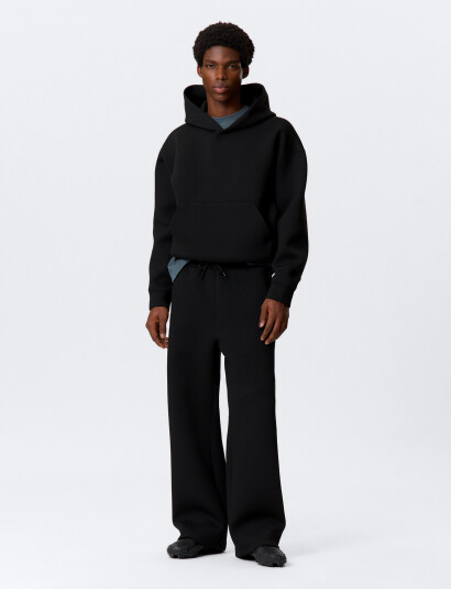 Weekday Loose Fit Scuba Sweatpants Black XS Weekday Loose Fit Scuba Sweatpants Black XS