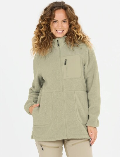 Whistler Felis W Long Teddy Jacket Khaki green 44