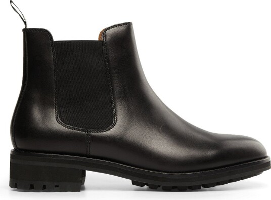 Polo Ralph Lauren Bryson Leather Chelsea Boot BLACK 47