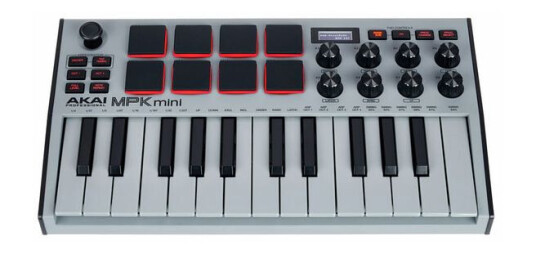 Akai Professional MPK Mini MK3 Grå Akai Professional MPK Mini MK3 Grå