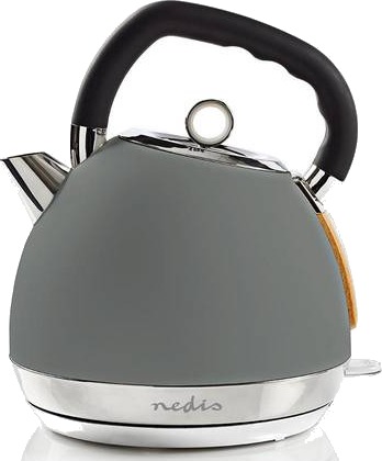 Nedis KAWK520EGY Vannkoker 1.8L 2200W Grå Soft-Touch