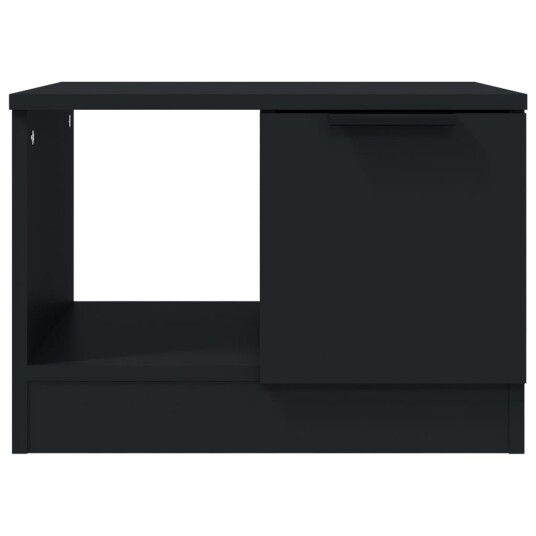 vidaXL Salongbord svart 50x50x36 cm konstruert tre