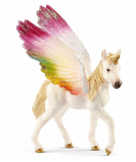 Schleich Winged Rainbow Unicorn Foal 70577 Schleich Winged Rainbow Unicorn Foal 70577