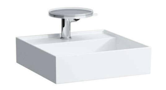 Kartell Laufen servant, 46x46 cm, hvit