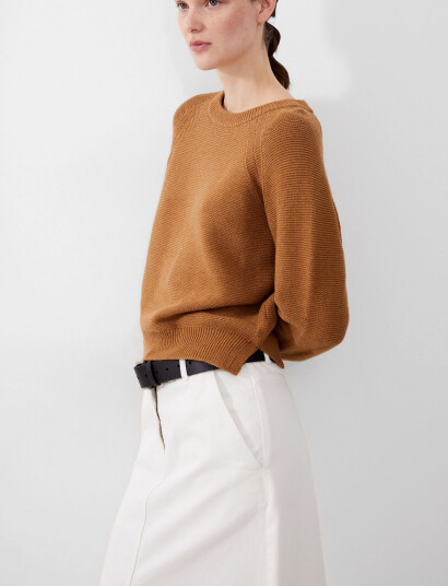 French Connection Denver Midaxi Skirt - White - XL