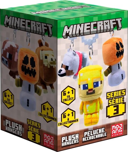 Trend Lic. Minecraft Plush Hngr 9Cm Asst.   Multi/patterned   ONE SIZE