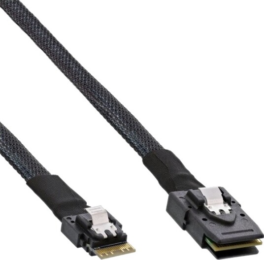 Inline 27645B 1 M Sff 8654 Male Mini Sas Sff 8087 Rett Rett Hankjønn/Hunkjønn