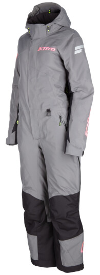KLIM Monosuit Vailslide Dame Castlerock Grå - Slående Rosa KLIM Monosuit Vailslide Dame Castlerock Grå - Slående Rosa