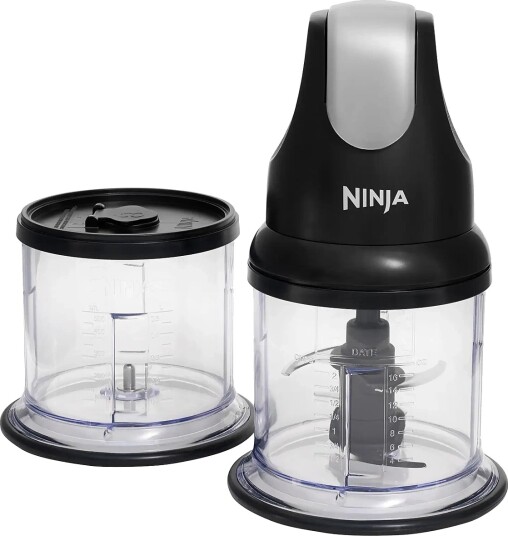 Ninja Nj1002EUBK Minihakker 500 ML med 200 W Motor for Saus og Suppe Ninja Nj1002EUBK Minihakker 500 ML med 200 W Motor for Saus og Suppe