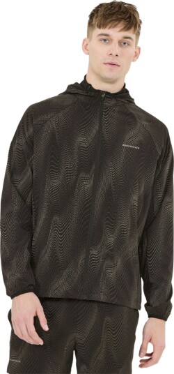 Endurance Malakas M Aop Jacket Black XXL