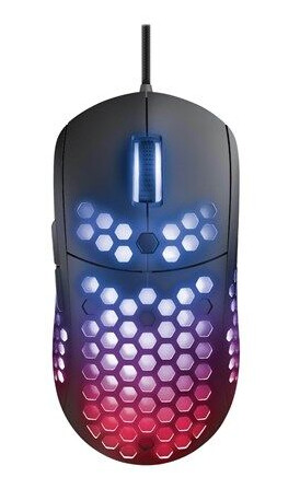 Trust GXT 960 Graphin RGB Gaming Mus med 10000 DPI - Kablet - Svart