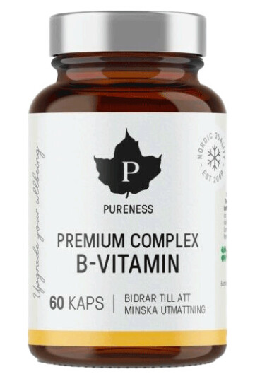 Premium Complex B-Vitamin 60 kapslar Premium Complex B-Vitamin 60 kapslar