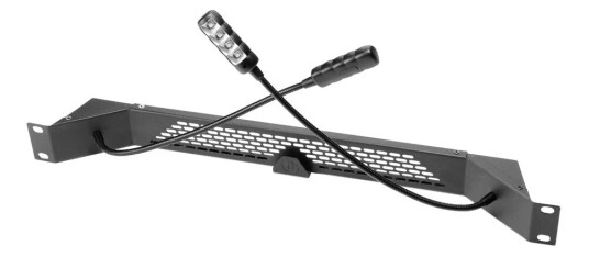 Adam Hall Parts 87463 Ultra Dual Cold Hvit Cob Led Rack Light