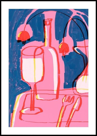 Vibrant Still Life Plakat / 40x50cm