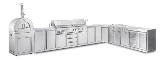 Frittstående Utekjøkken Myoutdoorkitchen Stainless Collection Washington Frittstående Utekjøkken Myoutdoorkitchen Stainless Collection Washington