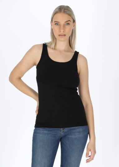 Ellen New York Karin Tank Top Black 36 Topper Ellen New York Karin Tank Top Black 36 Topper