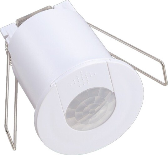 Kompakt infrarød bevegelsessensor Hvit IP20 maks 400W LED Kompakt infrarød bevegelsessensor Hvit IP20 maks 400W LED