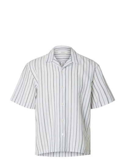 Selected Slmrlxclay Linenblend Ss Shirt Res Noos White XXL Selected Slmrlxclay Linenblend Ss Shirt Res Noos White XXL