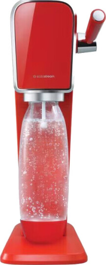 Sodastream Saturator Art Red + sylinder og flaske