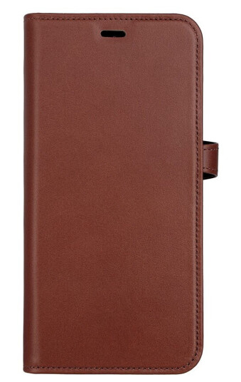 Buffalo 2-i-1 Etui med Kortholder for iPhone 15 Pro Max - Brun Skinn